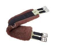 Amagogo Horse Girth Straight Cinch Stainless Steel Buckle Horse Cinch for Riding Warm up, 80cm