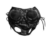 Amagogo Horse Goggles Blinkers for Horses Premium Equestrian Glasses Protective Net, Black