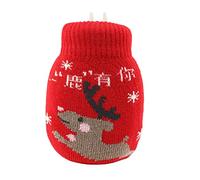 Amagogo Hot Water Bag Warm Instant Hot Pack Rubber Bag with Soft Hand Warmer Cover Portable,Cute Hand Warmer for Bedroom Living Room Home Travel, Style B