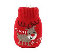 Amagogo Hot Water Bag Warm Instant Hot Pack Rubber Bag with Soft Hand Warmer Cover Portable,Cute Hand Warmer for Bedroom Living Room Home Travel, Style A