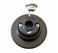 Amagogo Inflatable Boat Base Paddleboard Mount Attachment Dock Mount Socket With Locking Cap And Screws PVC Build Firm Support suitable for paddleboard, Hexagonal Round Base