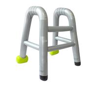 Amagogo Inflatable Funny Old Age Costume Accessory Halloween Decor Party Prop Inflatable Walking Aid for Roles Playing Stage