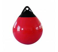Amagogo Inflatable Marine Buoy PVC Polyurethane Anti-Collision Boat Hull Guard Floating Marine Marker Glossy Teardrop Reinforced Hanging Suitable for Waterway Surfacing Docking, 38X45CM