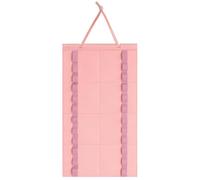 Amagogo Karate Belt Display Rack Hanging Karate Belt Display Holds 12 Belts Wall Martial Arts Belt Display Rack Wall Mounted Belts Display Holder for Muay Thai Judo Boxing Aikido Learners, Pink