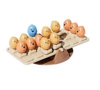 Amagogo Kids Egg Balance Math Toys, Early Math Teaching Tool Learning Activities, Compact Balancing Egg Seesaw, for Children