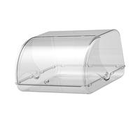 Amagogo Kitchen Storage Solution for Baked Goods with Roll Top Cover, clear white