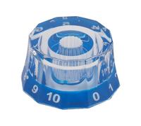 Amagogo LP Electric Guitar Knob Cap,Guitar Knobs, Acrylic Portable Vintage Potentiometer Knob Bass Knob for Bass Musical Instrument, Blue