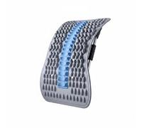 Amagogo Lumbar Support Spine Relief Device Back Cracker Board Posture with Continuous Height Control and Therapeutic Discs Suitable for Office Workers Seniors Home Stretching, Gray Blue