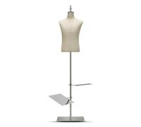 Amagogo Mannequin Display Stand Torso Form Dress Form Bust Display Body Form With Adjustable Posing Limbs And Elegant Neutral , color to 3 , Package 2 With Shoe Rack