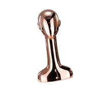 Amagogo Mannequin Head Wig Stand,Hat Rack Versatile,Fashion Cap Holder,Hat Display Stand for Hair Salon,Styling Countertop,Headdress, Rose Gold Straight