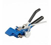 Amagogo Manual Cable Tie Fastener Stainless Steel Cable Tie Tool Wire Securing Tensioning Tool Cutting Tool with Adjustable Knob Ergonomic Handle Suitable for, Blue, Ratchet Gear Type