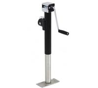Amagogo Manual Crank Side Wind Trailer Support, 5000 Lbs, 10 Inch Travel, Side-wind Trailer Jack, 5000 Lbs Capacity, 10 Inch Travel, Retracted Height 430mm, Extended Height 684mm