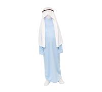Amagogo Marian Costume, Soft Headscarf, Hat And Robe Set for Stage Performances, M