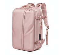 Amagogo Men Waterproof Rucksack Laptop Backpack Travel Bag Computer Pack Daypack With Vacuum Compression Oxford Cloth Wear Resistant Shell USB Ports Shoe, Pink, Pink, 19