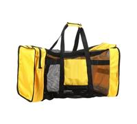 Amagogo Mesh Dive Duffel Bag Handbag Scuba Gear Bag Beach Tote for Kayak Swimming Diving, Yellow