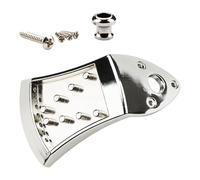 Amagogo Metal Triangle Mandolin Tailpiece Musical Instrument Parts with Buckle and Screws