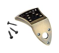 Amagogo Metal Triangle Mandolin Tailpiece Part Musical Instrument Parts for 8 String Arched Top Mandolin with Screws