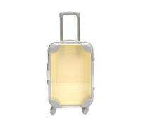 Amagogo Mini Suitcase Luggage Storage Box Miniature Dolls Suitcase Dollhouse Accessories for Gifts, Yellow