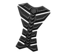 Amagogo Motorcycle Gas Tank Sticker Protector Decal, 3D Easy to Install Durability Decorative, Accessory Essential, Fish Bone Sticker, Black