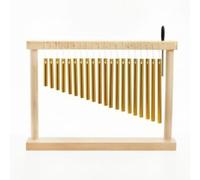 Amagogo Musical Wind Chime Bar Chime Instrument Chime Set Percussion With Mallet Wood Frame Metal Tubes Clear Resonant Tone suitable for classroom activities