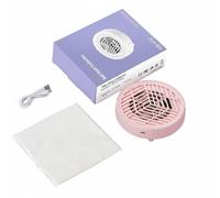 Amagogo Nail Dust Collector Electric Nail Vacuum Filtration Strainer System Quiet Lightweight Manicure Tool Suitable for DIY Care Home Desk Beauty Salons Makeup Table, Pink