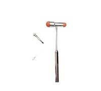 Amagogo Neurological Hammers Testing Hammers Patellar Professional with Double Head Examination with Built in Brush, Orange