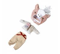Amagogo OB11 Doll Outfit Costume Apparel Wardrobe Accessories Animal Characters Embroidered Faces Cloth Material Soft Textile Mix And Match Suitable for , Cute Horse