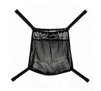Amagogo Organizer Pram Bag Storage Mesh Pouch with Four Long Straps and Flexible Net Structure Open Mesh Suitable for Parents on Travel
