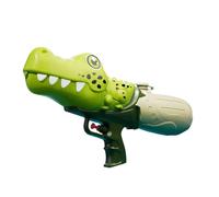 Amagogo Outdoor Water Spray Toy Beach Toy Large Capacity Double Holes Water Soaker for Swimming Pool Outside Kids, Dinosaur green