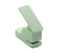 Amagogo Paper Hole Puncher Single Hole Punch School Supplies Paper Punching for Binders Crafts Art Project Card Making Disc Binding, Green Mushroom Hole