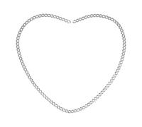 Amagogo Permanent Bracelet Material Couples Gifts 23cm Chain DIY Bracelet Making for Birthday Valentines Day His and Her Bracelets, silver