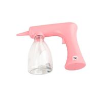 Amagogo Perming Foaming Machine,USB Charging Cold and Hot Perm Evenly,Professional Hot Lather Machine Lather Maker for Salon Barber, pink 300ml