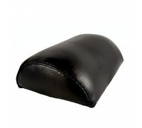 Amagogo Pilates Headrest Cushion Pad Reformer Pillow Accessory With Leather Like Outer And Structured Edge For stable headrest comfort Pilates routines home and studio, Black, Half-round