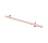 Amagogo Pilates Roll Down Bar Resistance Bar Attachment Portable Pilates Bar with Hooks for Exercise Gym Home Workout Indoor Training for Women Men Studio