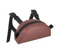 Amagogo Pommel Pocket Horse Saddle Bag Saddle Sack for Trail Riding for Western Endurance Saddles, Brown