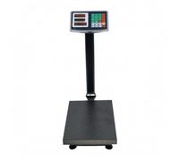 Amagogo Portable Digital Scale Commercial Electronic Scale Folding Weighing Scale Surface Scale LED Screen Carbon Steel Anti Wear Buttons suitable for markets, English 150kg Digital 30X40cm