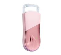 Amagogo Portable Eyelash Curler Heated Lash Curler Electric Eyelash Curler Eyelash Lifter with Guard Case Curved Body Side Control Gauge Suitable for use Office Handbag on the go, Pink