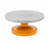 Amagogo Pottery Turntable Clay Wheel Stand Rotating Sculpting Wheel Base With Steel Support And Stable Wide Base Suitable for pottery crafting cake decorating trimming use projects, 30cm