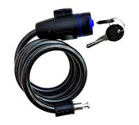 Amagogo Professional, And Practical Cable Lock with 2 Keys. Direct Replacement for Conventional Cable Locks. Spiral Cable Lock.