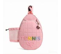 Amagogo Profile Tennis Crossbody Bag Quilted Sports Crossbody Bag with Racket Zipper Pulls, Breathable, for Active Days, Casual Outings