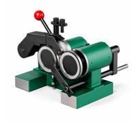 Amagogo Punch Forming Machine Three Jaw Punch Former Manual Grinding Shaft Equipment Bench Mounted Precision Chuck Assembly with High Accuracy Bearing SKS3, 0.002mm