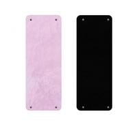 Amagogo Pvc Exercise Pad Layer Exercise Mat Suede Top With Snap Fasteners Stable Alignment Easy To Absorbent Surface Suitable for home workouts floor exercises stretching, Taro Purple