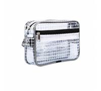 Amagogo PVC Mesh Waist Bag Heavy-Duty Waist Bag with Adjustable Belt Tool Fanny Pack with Multi-Compartment Storage for