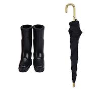 Amagogo Rain Shoes Umbrella Cute Doll House Umbrella Mini Iron 1:/12 Ornament for Gifts New Year Girls