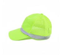 Amagogo Road Work Cap Reflective Baseball Hat Mesh Hat Headwear With Wicking Liner And Adjustable Closure Suitable for outdoor projects traffic escorts, Green Reflective Cap