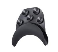 Amagogo Salon Neck Rest Cushion Soft Silicone Black for Home Salon Basin Non Slip Comfortable Stable Shampoo Sink Neck Pad Ergonomic