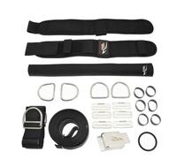 Amagogo Scuba Diving Harness Modular Backplate Harness With Shoulder Straps Padded Shoulder Support And D Rings Adjustable Waist Belt And Strapping Loops