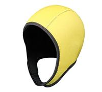 Amagogo Scuba Diving Hood Cap, Swim Hat Neoprene Wetsuit Hood, Scuba Hood with Chin Strap Waterproof Thermal Surfing Hood for Kayak, Yellow