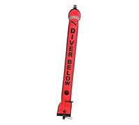 Amagogo Scuba Surface Marker Buoy Underwater Surface Buoy Inflatable Dive Float Tube Diver below Tube
