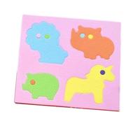 Amagogo Shape Puzzle Toy EVA Foam Soft Colorful Lightweight Play Mat Puzzle Board for Preschool Kindergarten Toddlers Birthday Gift, Animal